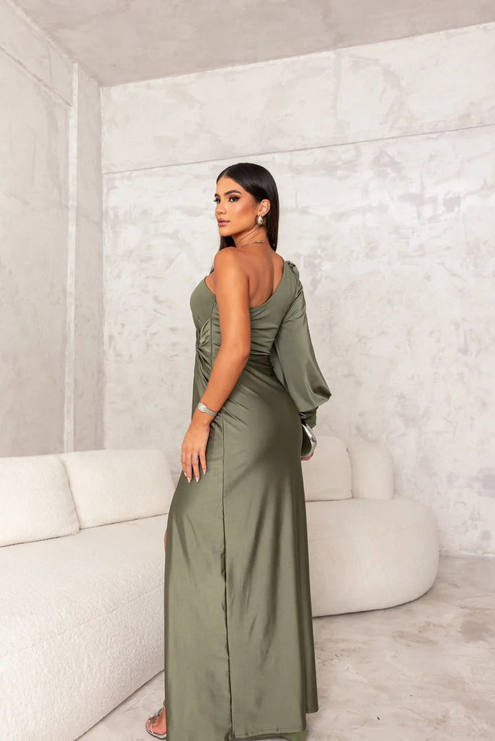 Alison - Elegant Slit Maxi-Dress